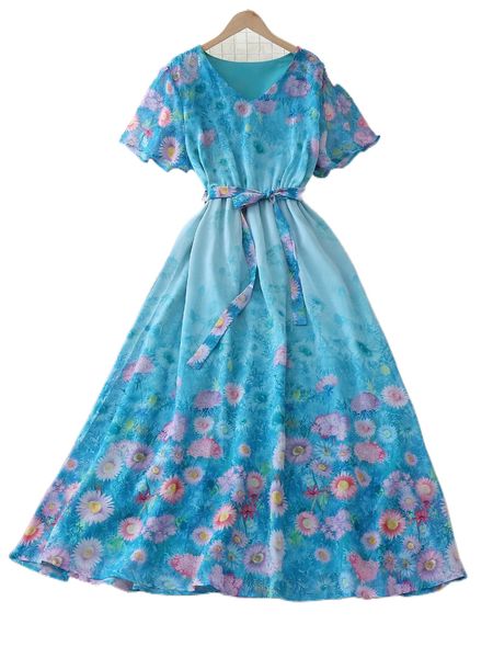 plus floral print butterfly sleeve belted dress j2zw#, Black
plus floral print butterfly sleeve belted dress j2zw#, Black