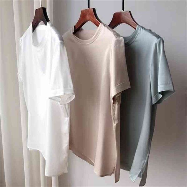 women's polos soft and delicate feel summer style basic simple comfortable silk 100 short sleeve round neck shirt women's t-shirt, White
women's polos soft and delicate feel summer style basic simple comfortable silk 100 short sleeve round neck shirt women's t-shirt, White