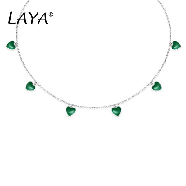 laya 925 sterling silver necklace for women design color enamel heart-shaped accessories wedding party fashion luxury jewelry 2022 trend
laya 925 sterling silver necklace for women design color enamel heart-shaped accessories wedding party fashion luxury jewelry 2022 trend