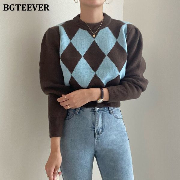 autumn winter thicken argyle ladies sweaters jumpers o-neck long sleeve loose casual female knitted pullovers 2021, White;black
autumn winter thicken argyle ladies sweaters jumpers o-neck long sleeve loose casual female knitted pullovers 2021, White;black