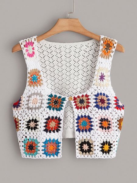 plus geo pattern pointelle knit vest cardigan h7bp#, Black
plus geo pattern pointelle knit vest cardigan h7bp#, Black