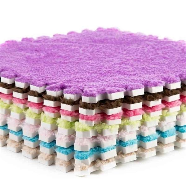 10 pieces / soft 30x30 cm children plush carpet parquet floor puzzle carpet baby game pad crawling mat baby play mat 210402
10 pieces / soft 30x30 cm children plush carpet parquet floor puzzle carpet baby game pad crawling mat baby play mat 210402
