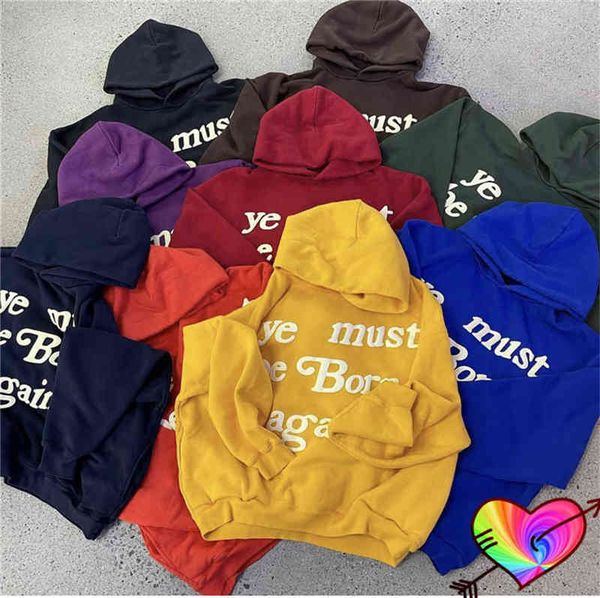 2022 heavy fabric multicolor ye must be born again hoodie men women cpfm hoodie sweatshirts oversize ye pullovers t220802, Black
2022 heavy fabric multicolor ye must be born again hoodie men women cpfm hoodie sweatshirts oversize ye pullovers t220802, Black
