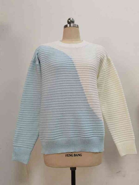 temperament autumn and winter bat sleeve new color matching round neck sweater pullover women's, White;black
temperament autumn and winter bat sleeve new color matching round neck sweater pullover women's, White;black