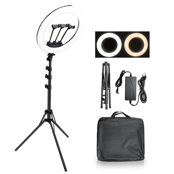 18 inch 45cm selfie ring light led studio lighting 3200-5600k ring lamps with stand tripod 210cm for video ringlight 65w2825 18 inch 45cm selfie ring light led studio lighting 3200-5600k ring lamps with stand tripod 210cm for video ringlight 65w2825