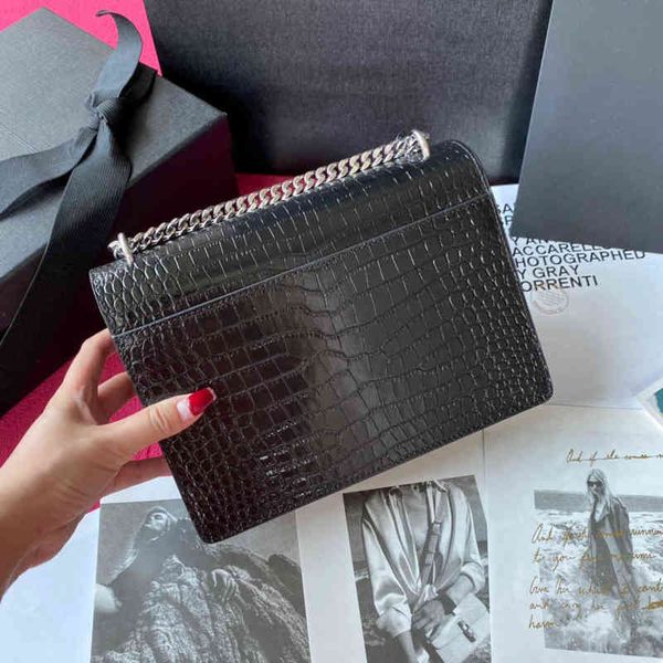 3afashion women leather bag shoulder handbag purse original box cross body messenger chain lady bags handbags designer alligator, Red;black
3afashion women leather bag shoulder handbag purse original box cross body messenger chain lady bags handbags designer alligator, Red;black