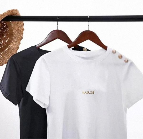 22ss designer bronzing printing letter womens t shirt short sleeve women tshirt over size t-shirt girl female summer tees fashion clothing n, White
22ss designer bronzing printing letter womens t shirt short sleeve women tshirt over size t-shirt girl female summer tees fashion clothing n, White