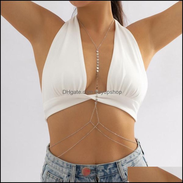 chokers necklaces pendants jewelry summer body beach chain bikinis cross waist belly slim chest breast link harness bra halter dhmrx, Golden;silver 
chokers necklaces pendants jewelry summer body beach chain bikinis cross waist belly slim chest breast link harness bra halter dhmrx, Golden;silver
