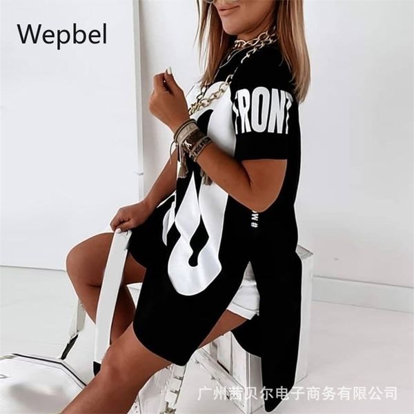 wepbel fashion women long tshirts lotus root pink printed letter t-shirt dress loose solid color short sleeve casual tees 220408, White
wepbel fashion women long tshirts lotus root pink printed letter t-shirt dress loose solid color short sleeve casual tees 220408, White