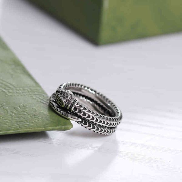 sj. spirit snake double classic domineering ring for old black men and women loversnew jewellery, Silver
sj. spirit snake double classic domineering ring for old black men and women loversnew jewellery, Silver