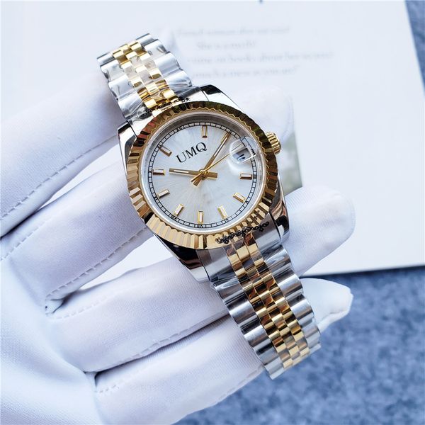 umq 36mm women watches brand luxury sapphire glass stainless steel waterproof calendar bracelet watch, Slivery;golden
umq 36mm women watches brand luxury sapphire glass stainless steel waterproof calendar bracelet watch, Slivery;golden