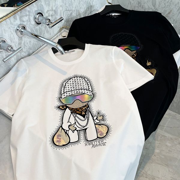 men's t-shirts designer fashion brand short sleeve t-shirt men's fashion round neck cartoon animation drill summer mercerized cott, White;black
men's t-shirts designer fashion brand short sleeve t-shirt men's fashion round neck cartoon animation drill summer mercerized cott, White;black