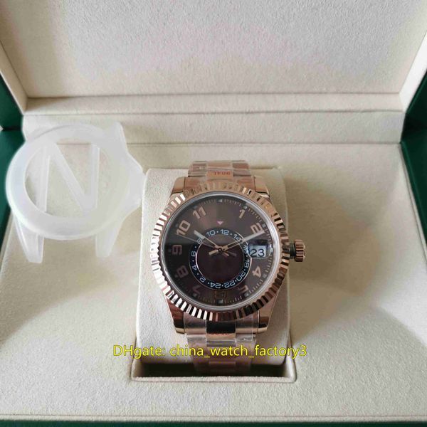 noobf maker mens watch super quality cal.9001 movement 42mm sky-dweller 326935 18k rose gold annual calendar gmt world time mechanical autom, Slivery;brown 
noobf maker mens watch super quality cal.9001 movement 42mm sky-dweller 326935 18k rose gold annual calendar gmt world time mechanical autom, Slivery;brown