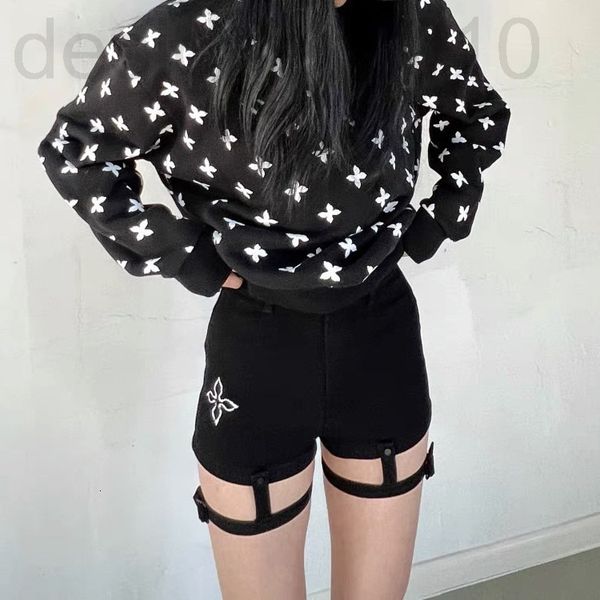 women's jeans designer smf 2022 spring and summer new women's wear street motorcycle dance troupe with leg ring cowboy casual shor, Blue
women's jeans designer smf 2022 spring and summer new women's wear street motorcycle dance troupe with leg ring cowboy casual shor, Blue