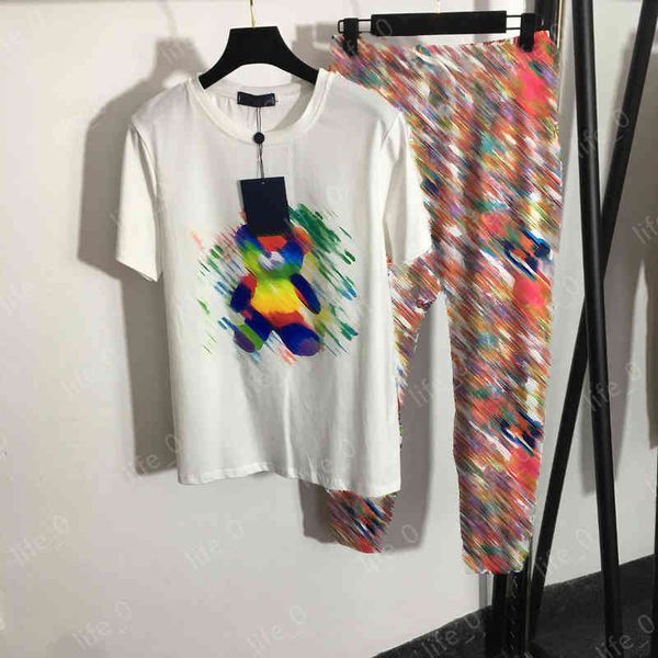 womens two piece pants fashion yoga pants short sleeve t-shirt set luxury designer brand logo print tracksuit women clothing, White
womens two piece pants fashion yoga pants short sleeve t-shirt set luxury designer brand logo print tracksuit women clothing, White
