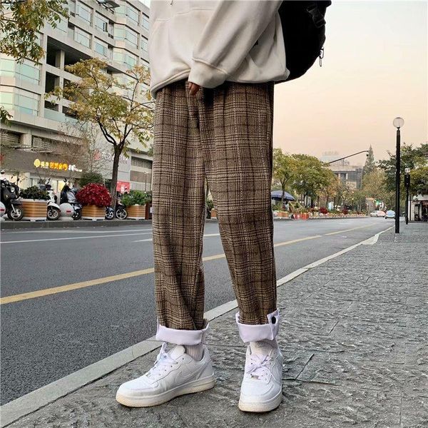 men's pants men black plaid for khaki checked trousers grid autumn winter cotton casual korean style streetwear harajukumen's
men's pants men black plaid for khaki checked trousers grid autumn winter cotton casual korean style streetwear harajukumen's