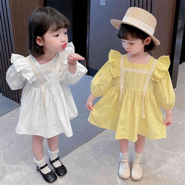 toddler girls dress lace girls' dresses ruffles dress for kids spring autumn children's costumes for girls 210412, Red;yellow
toddler girls dress lace girls' dresses ruffles dress for kids spring autumn children's costumes for girls 210412, Red;yellow