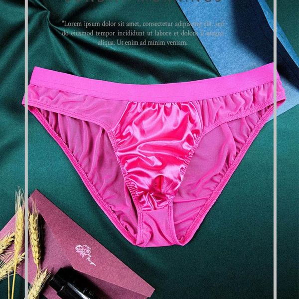 underpants men mesh satin briefs perspective underwear panties low waist breathable bikini pouch men's erotic lingerie, Black;white
underpants men mesh satin briefs perspective underwear panties low waist breathable bikini pouch men's erotic lingerie, Black;white