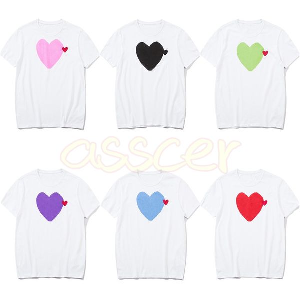 high street mens white t shirts fashion womens heart print tees designer man short sleeve asian size s-2xl, White;black
high street mens white t shirts fashion womens heart print tees designer man short sleeve asian size s-2xl, White;black