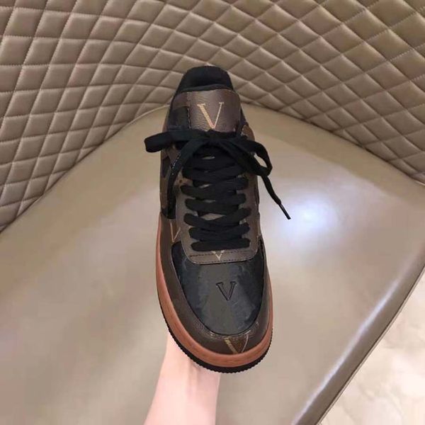 designer original men casual shoes white mens fashion leather shoe flats sneakers 0132, Black
designer original men casual shoes white mens fashion leather shoe flats sneakers 0132, Black