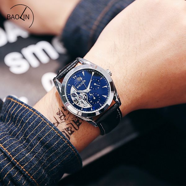 hong kong weilong fashion star tour-billon luminous waterproof watch men's hollow full-automatic mechanical men, Slivery;brown
hong kong weilong fashion star tour-billon luminous waterproof watch men's hollow full-automatic mechanical men, Slivery;brown