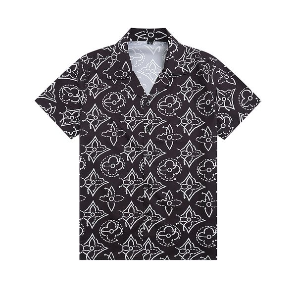 2022 mens casual shirts floral printed short sleeve trendy womens blouse luxury designer size -3xl, White;black
2022 mens casual shirts floral printed short sleeve trendy womens blouse luxury designer size -3xl, White;black