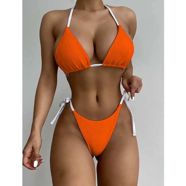 bandage bikini 2022 lace up swimwear women swimsuit female ribbed bikini set solid bathing suit summer beach wear swim lady, White;black
bandage bikini 2022 lace up swimwear women swimsuit female ribbed bikini set solid bathing suit summer beach wear swim lady, White;black
