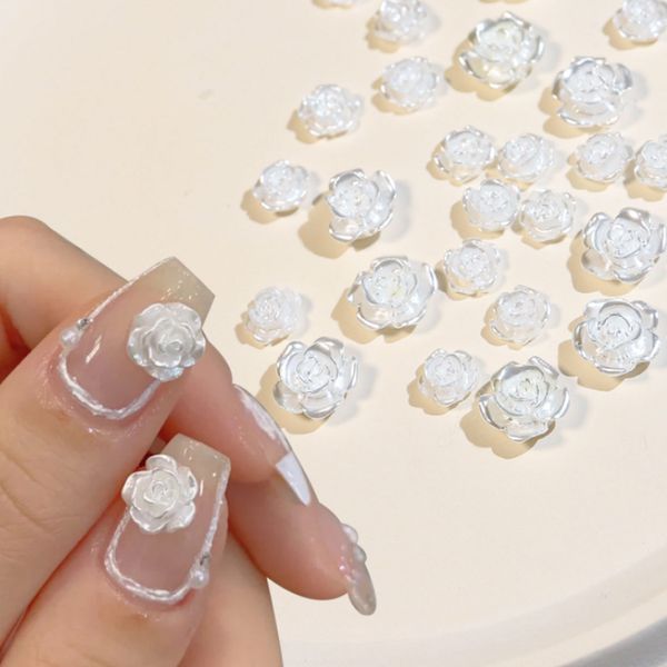 camellia nail art decoration white pearl aurora flower bowknot manicure decor accessories nail tips, Silver;gold
camellia nail art decoration white pearl aurora flower bowknot manicure decor accessories nail tips, Silver;gold