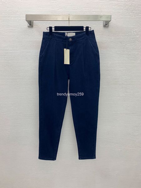 women's jeans 21 early autumn pocket embossed medium high waist tapered radish daddy pants elastic harlan jeans, Blue
women's jeans 21 early autumn pocket embossed medium high waist tapered radish daddy pants elastic harlan jeans, Blue