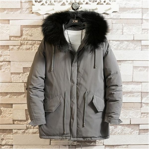winter jackets men fur warm thick cotton hooded parkas mens casual fashion warm coats windbreaker overcoat 201203, Black
winter jackets men fur warm thick cotton hooded parkas mens casual fashion warm coats windbreaker overcoat 201203, Black