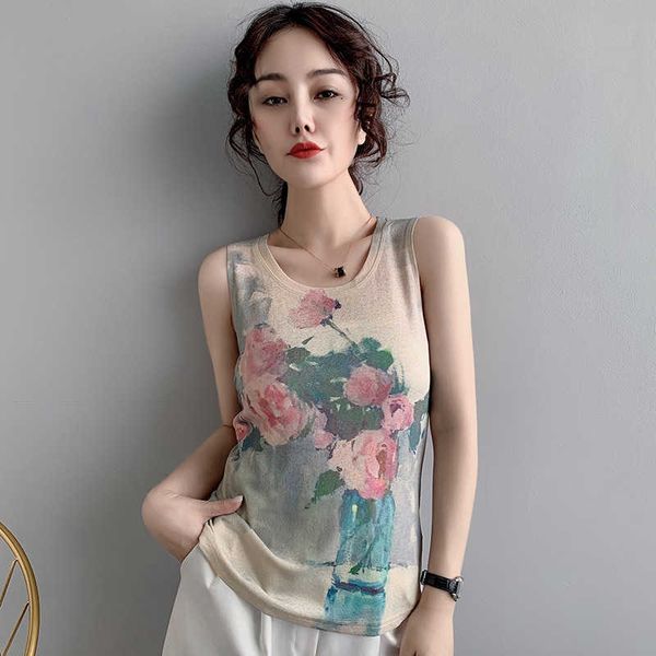 spring / summer new fashion printed vest sleeveless bottoms t-shirt women white summer women's vests camisole
spring / summer new fashion printed vest sleeveless bottoms t-shirt women white summer women's vests camisole