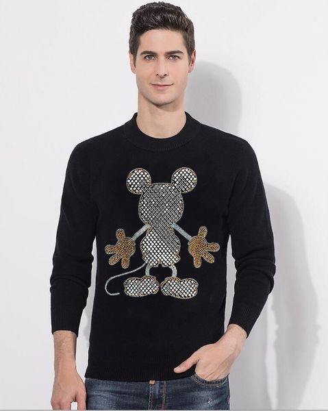 fashion brand sweater black handsome style new arrived casual men's street wear, White;black
fashion brand sweater black handsome style new arrived casual men's street wear, White;black