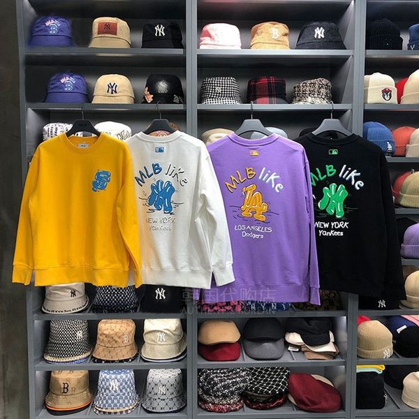 women's knits & tees designer korea mlb men's and women's 22 new contrast like pullover back foam ny printed casual sweater, White
women's knits & tees designer korea mlb men's and women's 22 new contrast like pullover back foam ny printed casual sweater, White