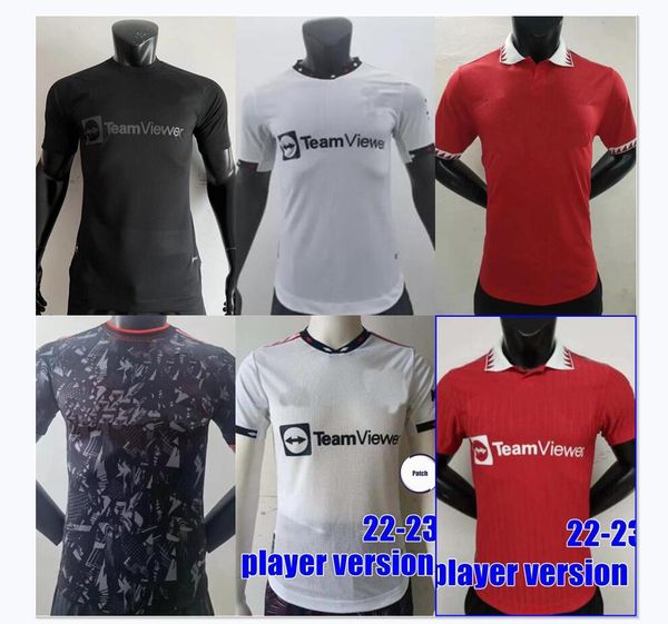 player version 2022 2023 soccer jerseys utd b.fernandes sancho maguire lingard cavani varane rashford shaw fred football ronaldos van de bee, Black;yellow
player version 2022 2023 soccer jerseys utd b.fernandes sancho maguire lingard cavani varane rashford shaw fred football ronaldos van de bee, Black;yellow