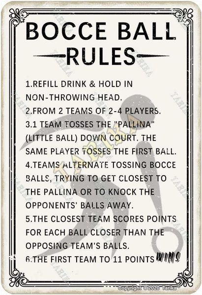 bocce ball rules for home,living room,outdoor,club,house,dining room,room,cafe bars,restaurants,pubs metal vintage tin sign wall
bocce ball rules for home,living room,outdoor,club,house,dining room,room,cafe bars,restaurants,pubs metal vintage tin sign wall