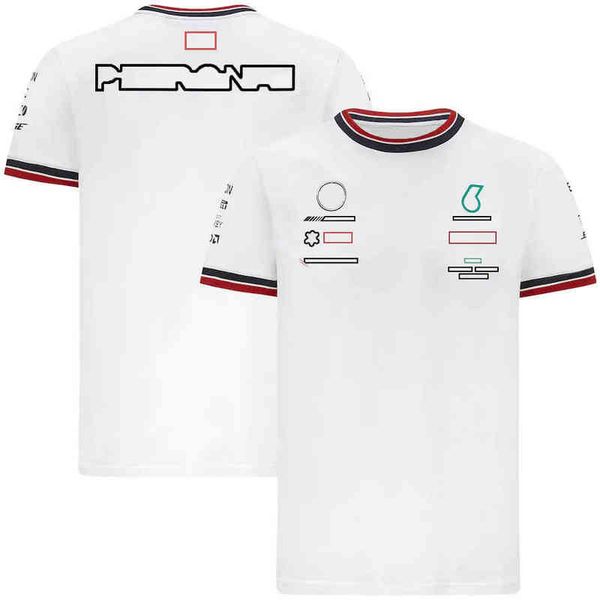 2021 summer f1 formula one short-sleeved t-shirt team w11 racing suit casual round neck customized with the same paragraph, White;black
2021 summer f1 formula one short-sleeved t-shirt team w11 racing suit casual round neck customized with the same paragraph, White;black