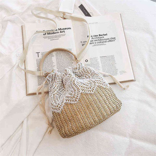 ins korean version of fresh straw bucket small bag summer fairy rattan beach holiday portable messenger bag 220425
ins korean version of fresh straw bucket small bag summer fairy rattan beach holiday portable messenger bag 220425