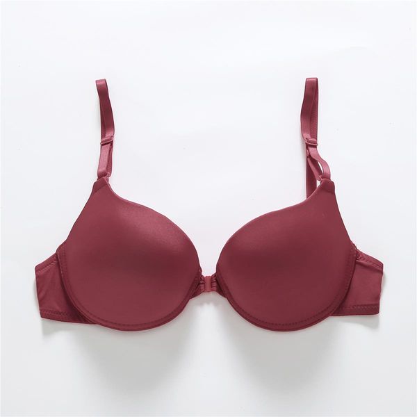 front button lingerie women beauty back push up bra plus size wired backless comfort intimates, Red;black
front button lingerie women beauty back push up bra plus size wired backless comfort intimates, Red;black