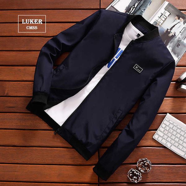 men's jackets luker cmss summer autumn mens jacket stand collar windbreaker male blue baseball casual thin size m-4xl lh2 y2302, Black;brown
men's jackets luker cmss summer autumn mens jacket stand collar windbreaker male blue baseball casual thin size m-4xl lh2 y2302, Black;brown