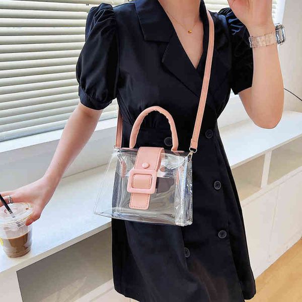 2022 new women shoulder bag pvc transparent messenger female bag small designer handbag purse crossbody bags for women y220425
2022 new women shoulder bag pvc transparent messenger female bag small designer handbag purse crossbody bags for women y220425