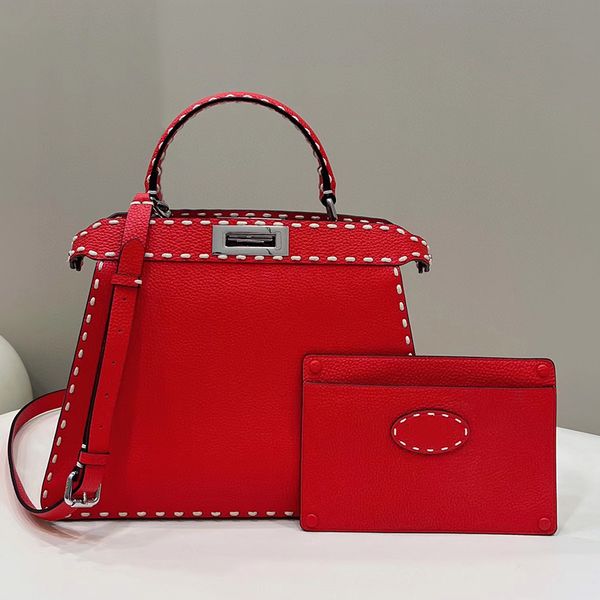 design kitten bag retro sewing leather large capacity handbag ladies new fashion multifunctional diagonal shoulder bag