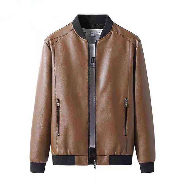 2022 grade new brand designer casual fashion classic biker faux pu fashion leather jacket men plain coats mens clothing t220728, Black
2022 grade new brand designer casual fashion classic biker faux pu fashion leather jacket men plain coats mens clothing t220728, Black