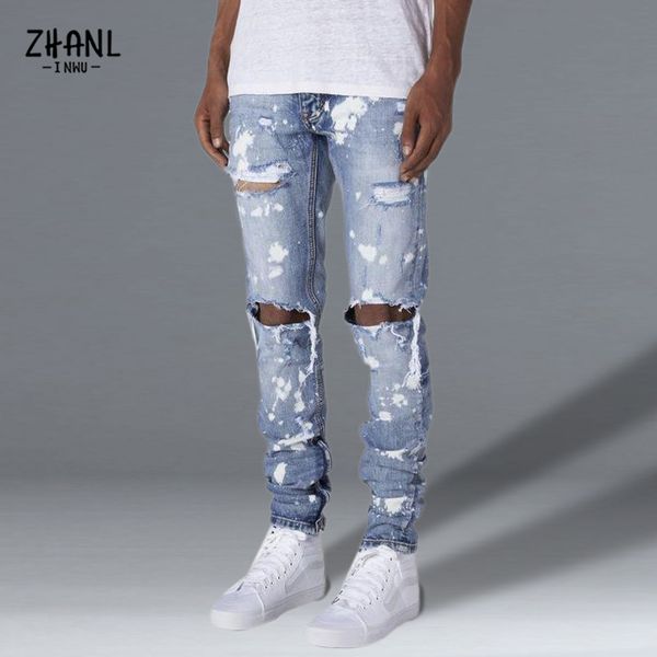 slim fit ripped mens jeans fashion paint painting hip hop male denim trousers street style vintage youth cool pant 220711, Blue
slim fit ripped mens jeans fashion paint painting hip hop male denim trousers street style vintage youth cool pant 220711, Blue