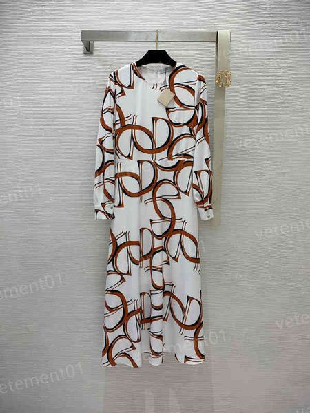 luxury women dresses lo retro contrast color printed belt waist slim long-sleeved dress long dress fashion brand designer dresses for women, Black;gray
luxury women dresses lo retro contrast color printed belt waist slim long-sleeved dress long dress fashion brand designer dresses for women, Black;gray