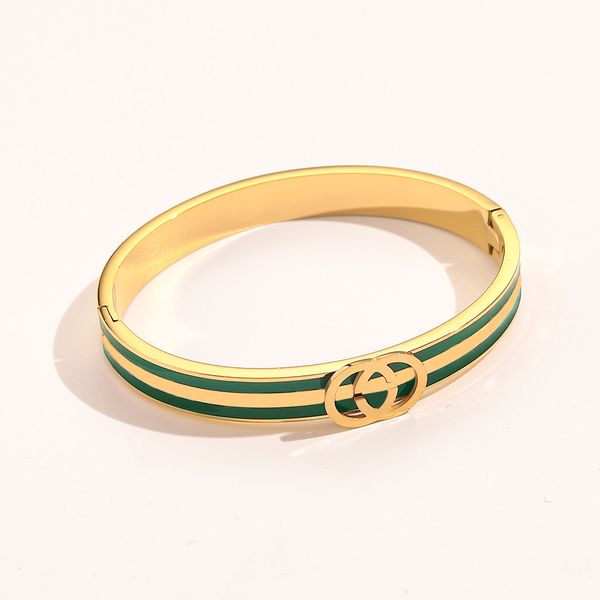 brand luxury bangle new style bracelets women bangle luxury designer letter jewelry 18k gold plated stainless steel wedding lovers gift bang, Black
brand luxury bangle new style bracelets women bangle luxury designer letter jewelry 18k gold plated stainless steel wedding lovers gift bang, Black
