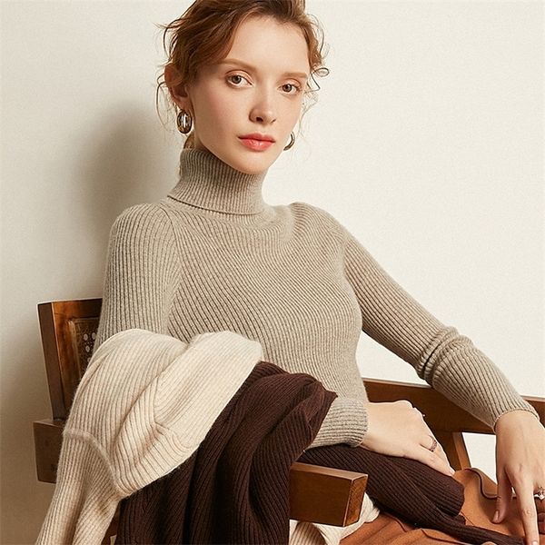 turtleneck women cashmere sweater winter s ladies woman knitting pullovers female 201221, White;black
turtleneck women cashmere sweater winter s ladies woman knitting pullovers female 201221, White;black