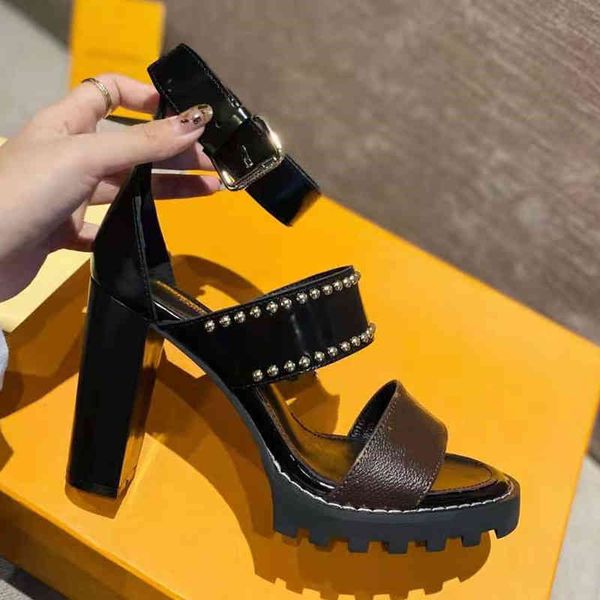 sandals women leather est star trail designer lady ankle strap studs buckle letter printed chunky heel treaded rubber outsole sandal oczv, Black
sandals women leather est star trail designer lady ankle strap studs buckle letter printed chunky heel treaded rubber outsole sandal oczv, Black