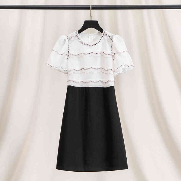 casual dresses miu bubble sleeve french nail bead inlaid diamond temperament light luxury celebrity fried street high-end international bran, Black;gray
casual dresses miu bubble sleeve french nail bead inlaid diamond temperament light luxury celebrity fried street high-end international bran, Black;gray