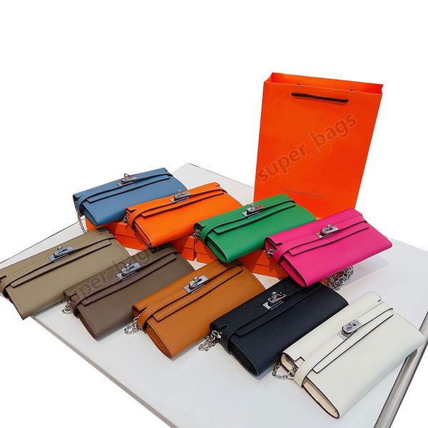 designer kelly bags women handbags purses one shoulder crossbody leather chain bag 9 color mini tote 20cm with box 
designer kelly bags women handbags purses one shoulder crossbody leather chain bag 9 color mini tote 20cm with box