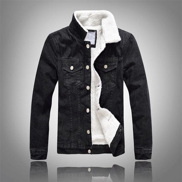 denim jacket men winter black male bomber jacket fashion men plus velvet leisure coat293d, Black;brown
denim jacket men winter black male bomber jacket fashion men plus velvet leisure coat293d, Black;brown